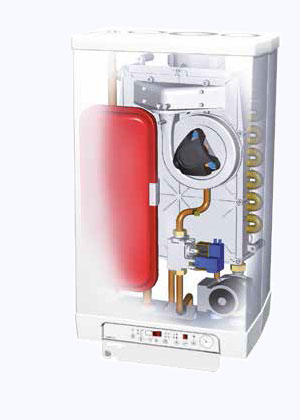 Inside the Intergas Rapid combi boiler