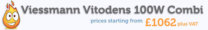 Viessmann Vitodens 100W Combi - prices start from £776.50 plus VAT