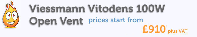 Viessmann Vitodens 100W Open Vent - prices start from £625.50 plus VAT